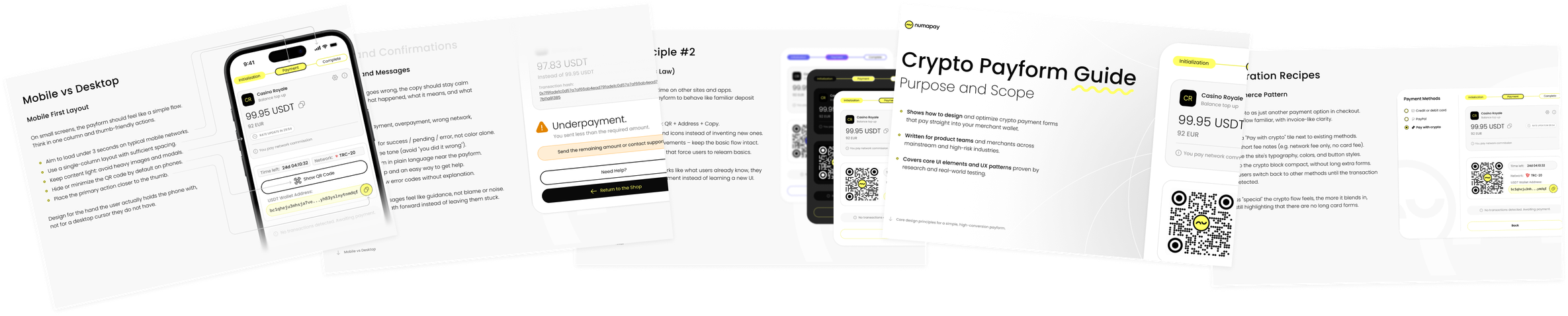 Crypto Payform Guide pages