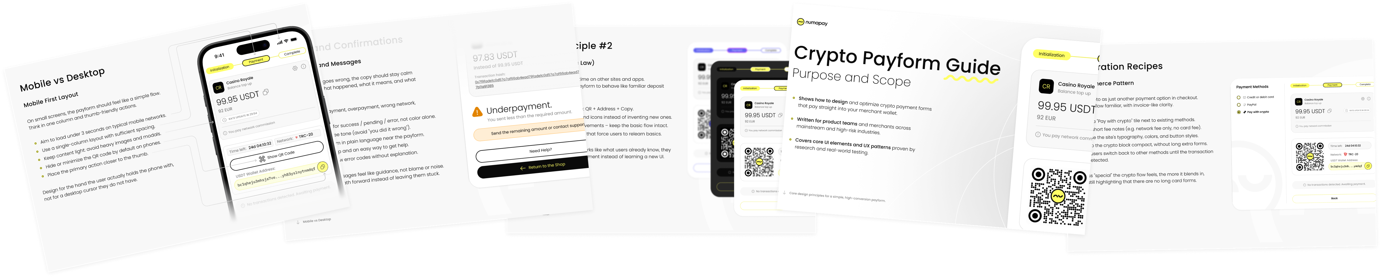 Crypto Payform Guide pages